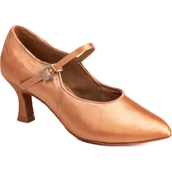 Dámské lodičky HDS Henzély | Dámské taneční boty na standard HDS DST006 tělový satén podpatek F5 - 23,5