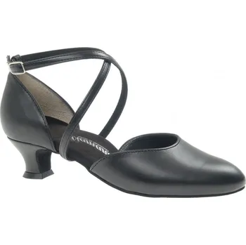 Dámská obuv Dámské taneční boty na standard Diamant mod.048 černá kůže Spanish 4,2cm - 29,5