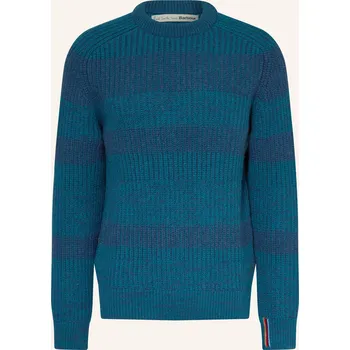 Pánský svetr Barbour Pánský Svetr Saddle, modrá / fialová, XXL