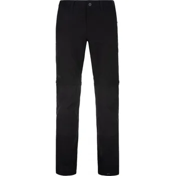 Kilpi Hosio-M černá RM0202KIBLK pánské odepínací turistické outdoorové kalhoty - L zkrácené