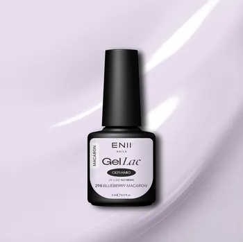Lak na nehty ENII NAILS ENII Macaron Gel lak Ceramic 298 Blueberry Macaron