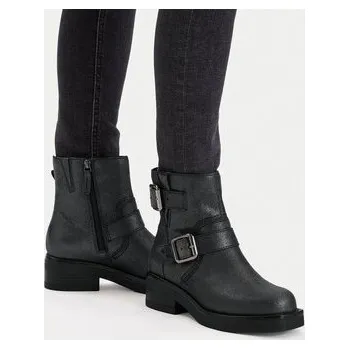 Dámské kozačky Polokozačky Clarks Rebelle Buckle 26178889 Stříbrná 41