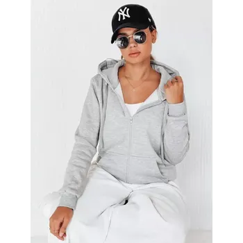 Dámská mikina Dámská mikina DSTREET BY0228 SVĚTLE ŠEDÁ XL