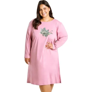 Dámská noční košile Dámská noční košile Patricia TARO – Pohodlí a elegance Barva/Velikost: růžová (hot) / 3XL