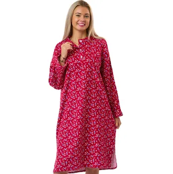 Dámské noční prádlo 1DF0046 vínová xxl