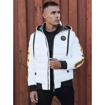 Pánská casual bunda Pánská bunda DSTREET tx4865 BÍLÁ XXL