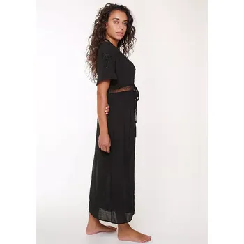 Dámské pyžamo Dámské kimono LingaDore 6525 S/M Černá