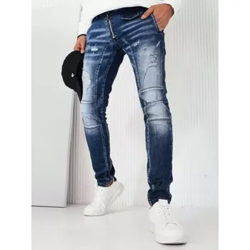 Pánské kalhoty Pánské kalhoty DSTREET UX3828 NÁMOŘNÍ MODRÁ 31