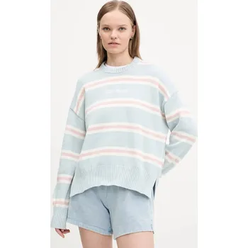 Dámský svetr Bavlněný svetr Guess Jeans W4BR09.Z3HM1 modrá 50X, vel. M