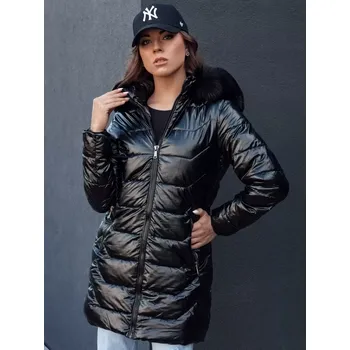 Dámská bunda Dámský kabát DSTREET SHINE ČERNÁ XL