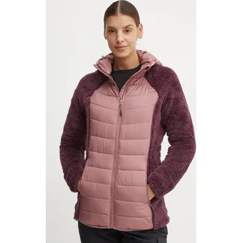 Dámská bunda Columbia Powder Lite II Sherpa Hybrid Jacket - moonvista/fig