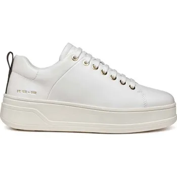 Pánské tenisky Kožené sneakers boty Geox D SPHERICA ECUB-2 D46WVA.00085.C1000 bílá 00X, EUR 36