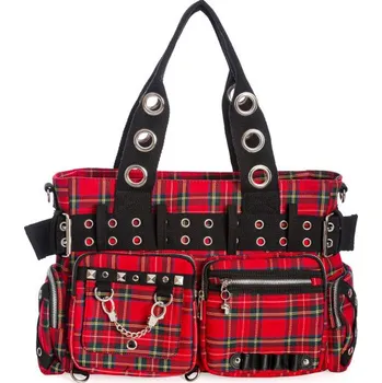 Kabelka TAŠKA CAMDYN TARTAN RED Velikost: UNI