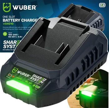 RYCHLÁ NABÍJEČKA AKUMULÁTORŮ BATERIÍ 21 V WUBER SHARE+ SYSTEM