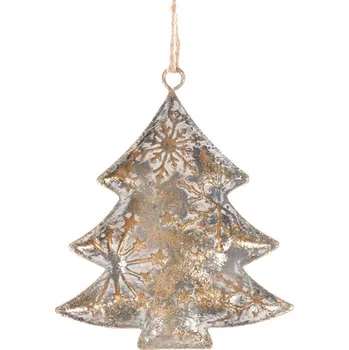 Krmítko pro ptáka Autronic Stromek kovový - závěsný, měděný, cena za balení (2 ks), sada 12 ks