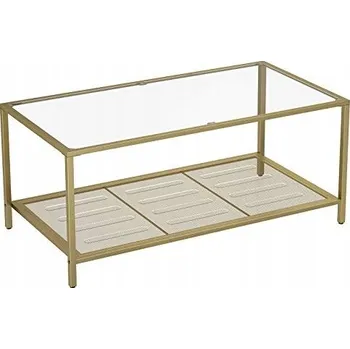 Konferenční stolek Konferenční stolek Vasagle obdélníkový 55 x 45 x 106 cm, růžové zlato