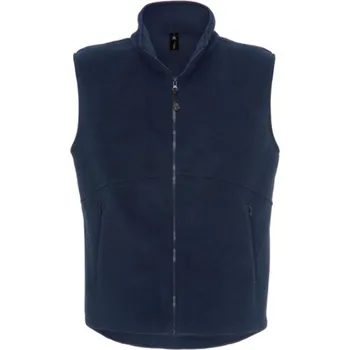 Pánská vesta B&amp;C Unisex fleecová vesta FU705 Navy XXL