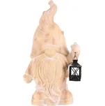 Autronic Trpaslík - s lucernou na svíčku, magnesium, imitace dřeva