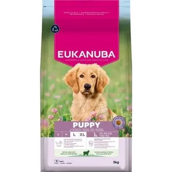 Krmivo pro psa Eukanuba Puppy Velká Plemena Psů Jehněčí a Rýže 12kg