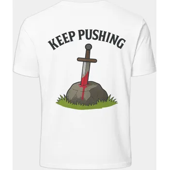 Pánské tričko Limitové unisex tričko KEEP PUSHING® - 3XL, 6113