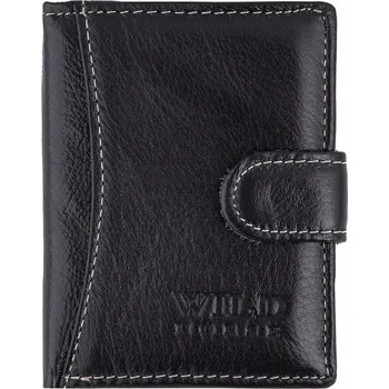 Peněženka Wild Horse peněženka z přírodní lícové kůže černá - muž