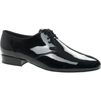 Dámské lodičky Pánské boty na standard Diamant mod.095 černý lak - 28,5