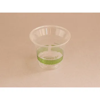 Jednorázové nádobí Kelímek PLA s logem 200 ml (9 oz) Ø 9,6 cm