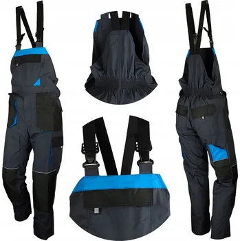 Pracovní obuv Pracovní kalhoty 24h-BOZP zahradnické šedé dlouhé vel. 46 s reflexními prvky