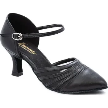 Dámská obuv HDS Henzély | Dámské taneční boty na standard HDS DST004 černá EKO kůže podpatek F5 cm - 23,5