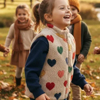 Pánská vesta KONGES SLOJD Vesta JODY TEDDY - BON COEUR COLORÉ Velikost: 18m