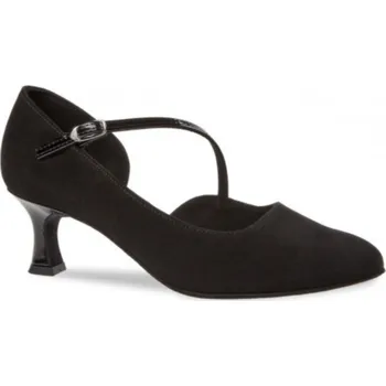 Dámské lodičky Dámské boty na standard Diamant mod.174 nubuck/lak podpatek F5 cm - 25