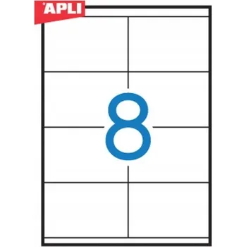 Samolepící etiketa Štítky 105x70mm bílé 100 listů do tiskárny