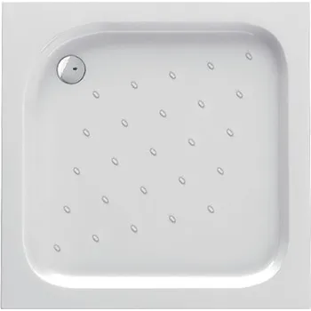 Sprchová vanička BPS-koupelny Akrylátová sprchová vanička vysoká - čtverec Coventry 041B