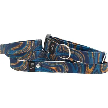 Obojek pro psa Obojek HAPPYZOO BY KIWLY softshell Mramor s lávou 4x37-56cm