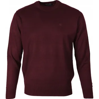 Pánský svetr Pánský svetr klasický hladký BORDO XXL Pako Jeans