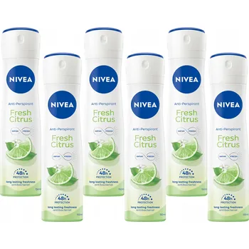 NIVEA Antiperspirant Fresh Citrus 6 x 150 ml sprej