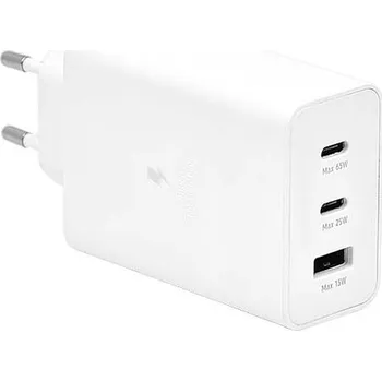 Originální nabíječka Samsung 65W Trio + kabel, bílá - HIT