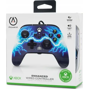 Herní ovladač Drátový ovladač pro konzoli Microsoft Xbox One USB modrý