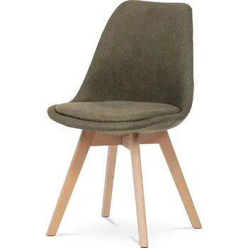 Jídelní židle Autronic Jídelní židle, hnědá, látka, CT-751 BR2