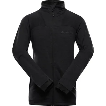 Chlapecká mikina Dětská rychleschnoucí mikina ALPINE PRO ONNECO 3 velikost 152-158 black