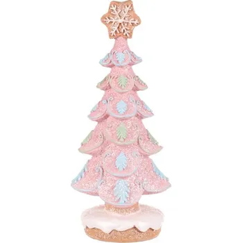 Vánoční dekorace Autronic Stromek perníkový - polyresin, pestrobarevný, sada 2 ks