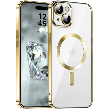 Pouzdro na mobilní telefon Zadní Kryt BBE CASE pro Apple Iphone 15 6.1 zlatý