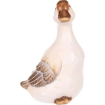 Vánoce Autronic Kachna - zahradní figurka, větší, keramika, sada 4 ks