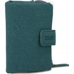 Zwei modrá polyuretanová peněženka - dámská