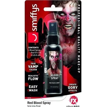 umělá květina Umělá krev Smiffys červená s efektem stříkání 59,1 ml