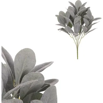 umělá květina Autronic Senecio - umělá větev, barva zeleno-šedá, sada 8 ks