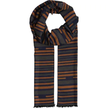 Šála Fiebig - Headwear since 1903 Vzorovaná zrzavá šála od Fiebig