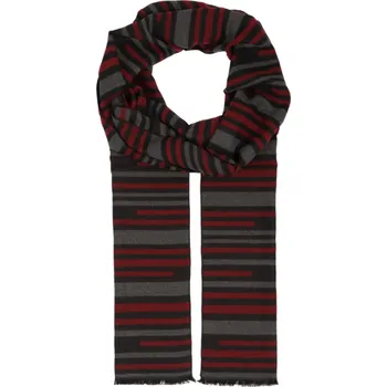 Šála Fiebig - Headwear since 1903 Vzorovaná červená šála od Fiebig