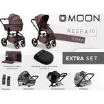 MOON kombinovaný kočárek Resea 2.0 Extra set Tonka