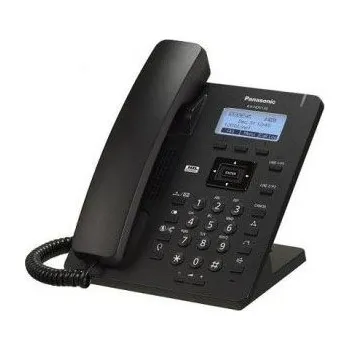 Stolní telefon Telefon šňůrový SIP Panasonic KX-HDV130NE-B REF, černý (repasovaný)